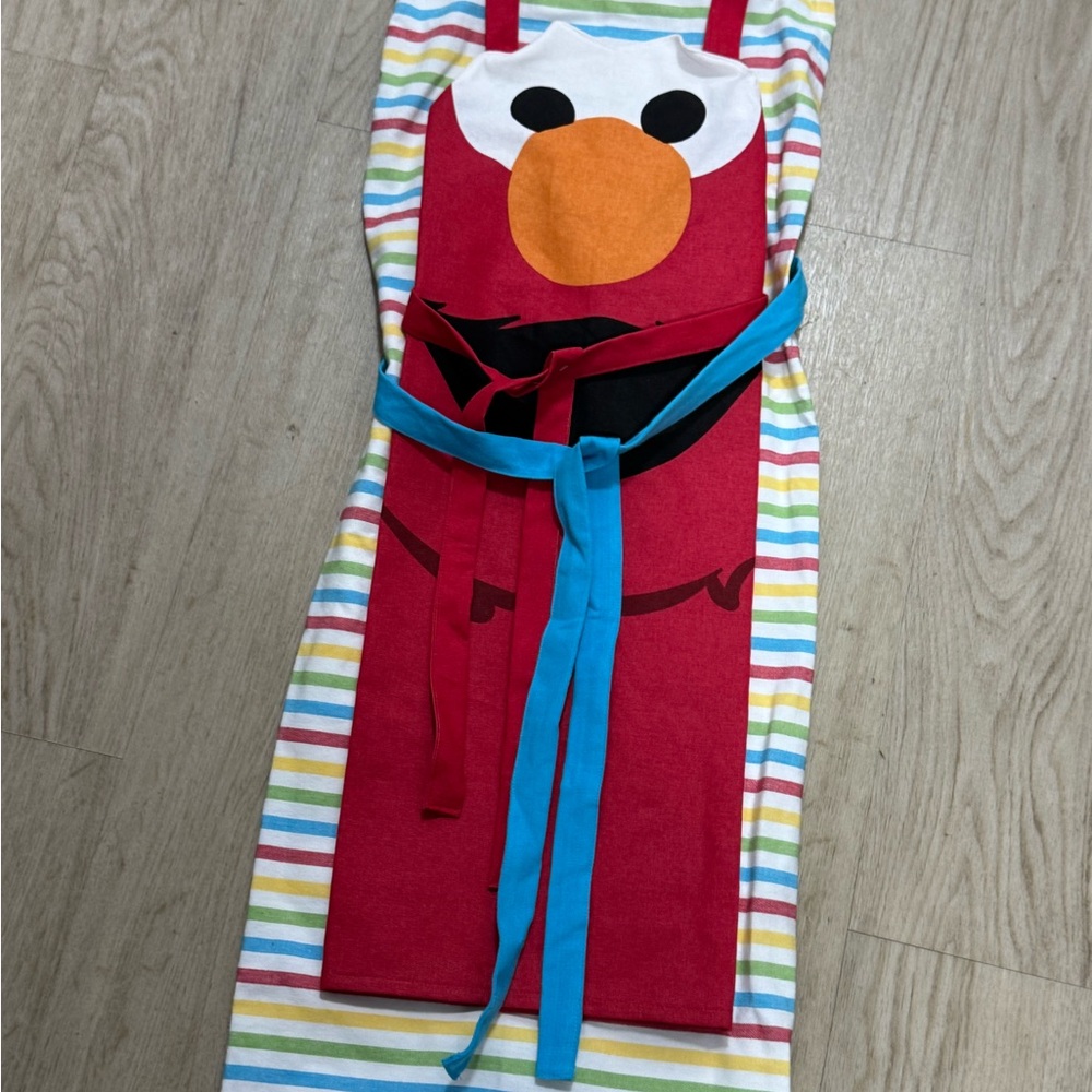 Colorful Elmo Kids Costume Apron